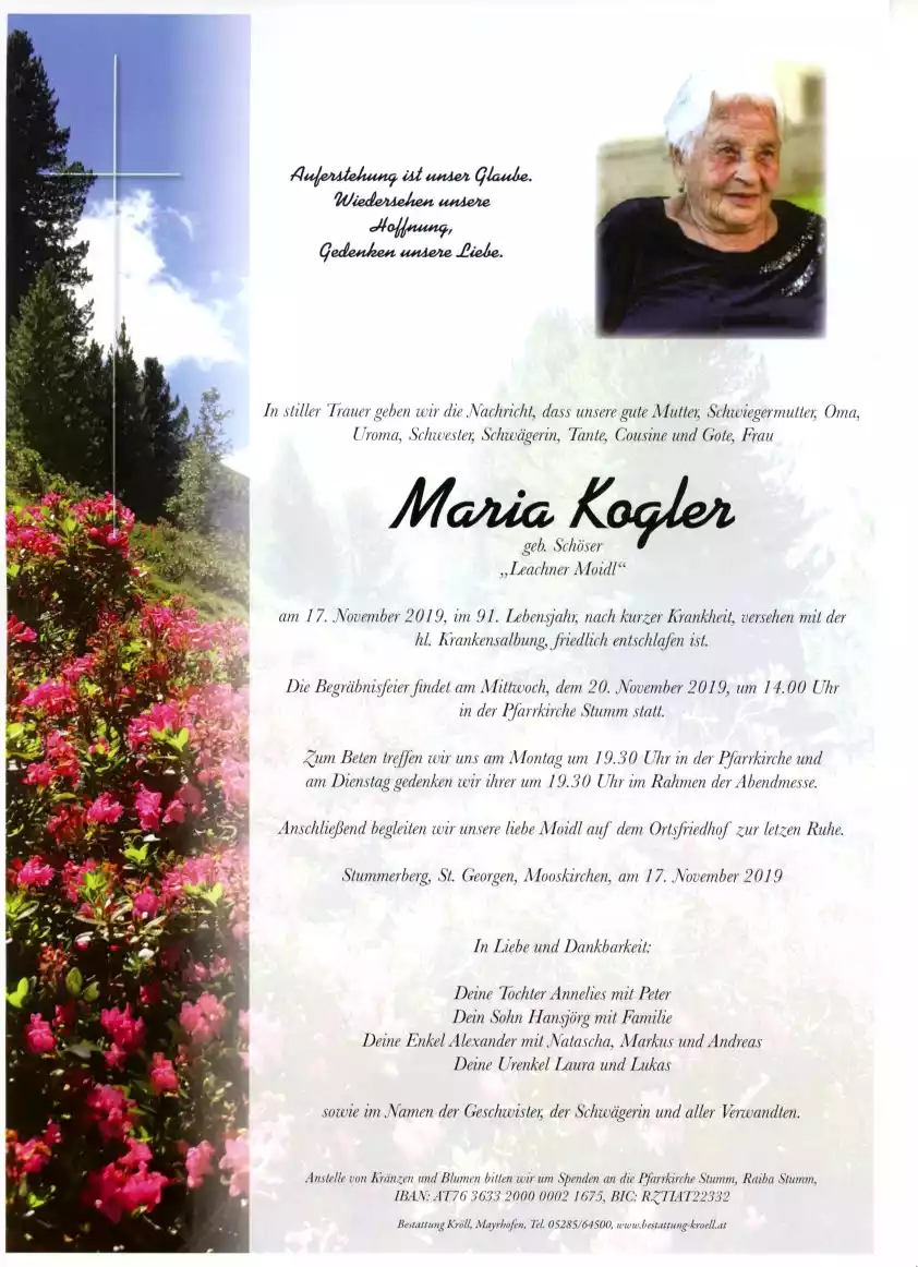 Parte von Maria Kogler